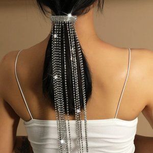 ☀️ Clearance! Rhinestone Tassel Hair Clip